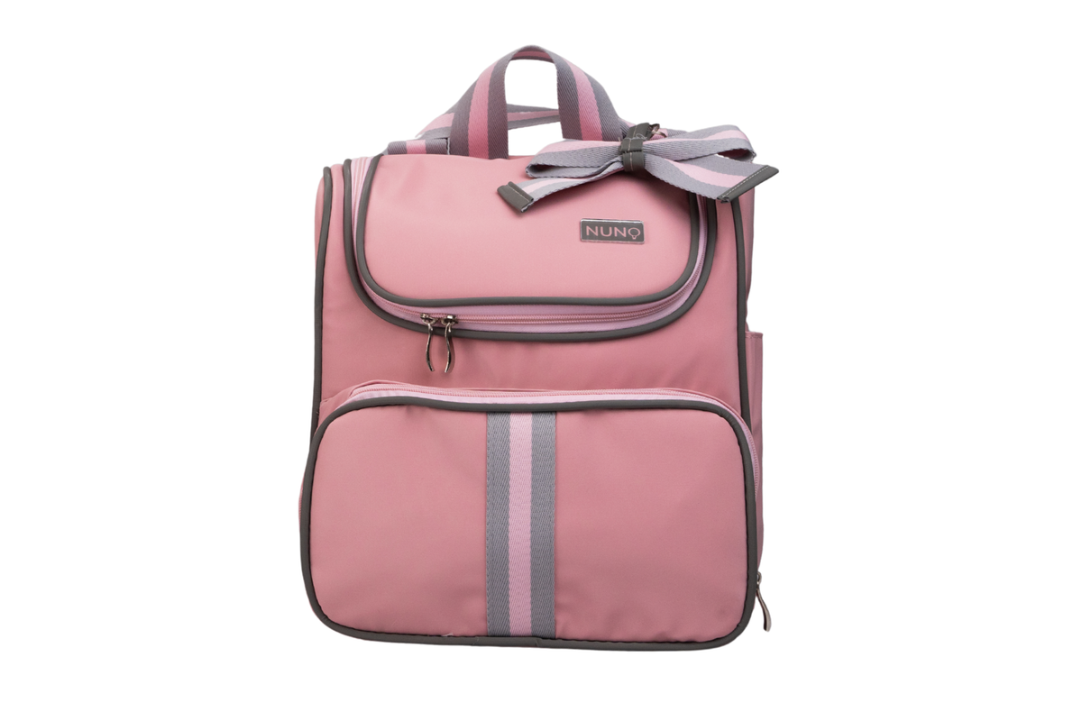 MOCHILA MARINHEIRO - ROSA BEBÊ LISTRADO