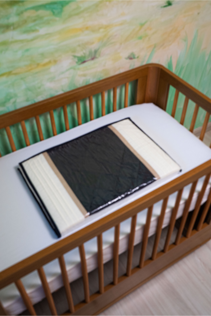 TROCADOR FIXO ESSENCIAL - AZUL MARINHO COM BEGE