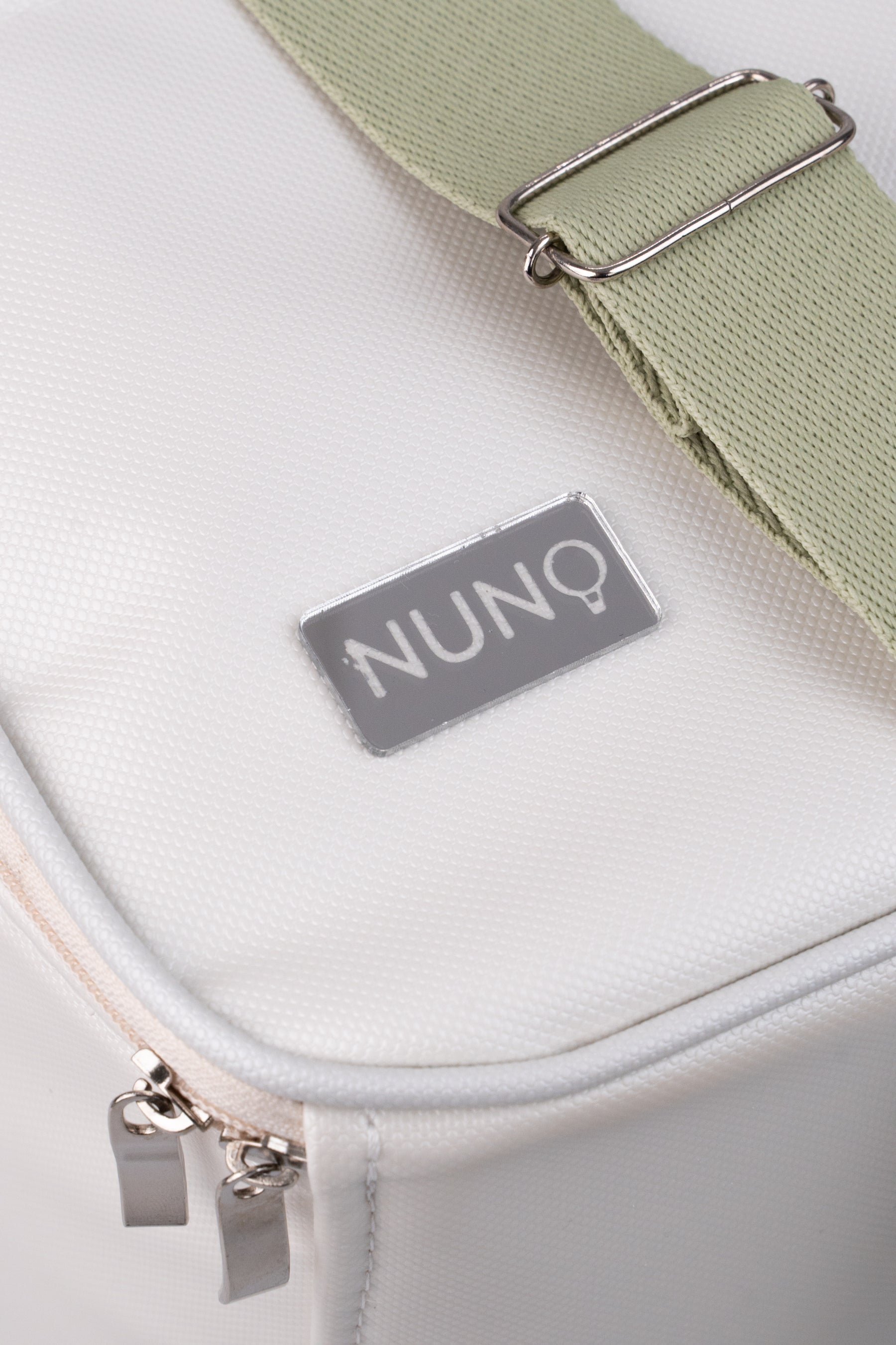 MALA DE MÃO  FAUNA - OFF WHITE COM VERDE CLARO