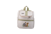 MOCHILA FAUNA - OFF WHITE COM VERDE CLARO