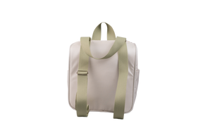 MOCHILA FAUNA - OFF WHITE COM VERDE CLARO