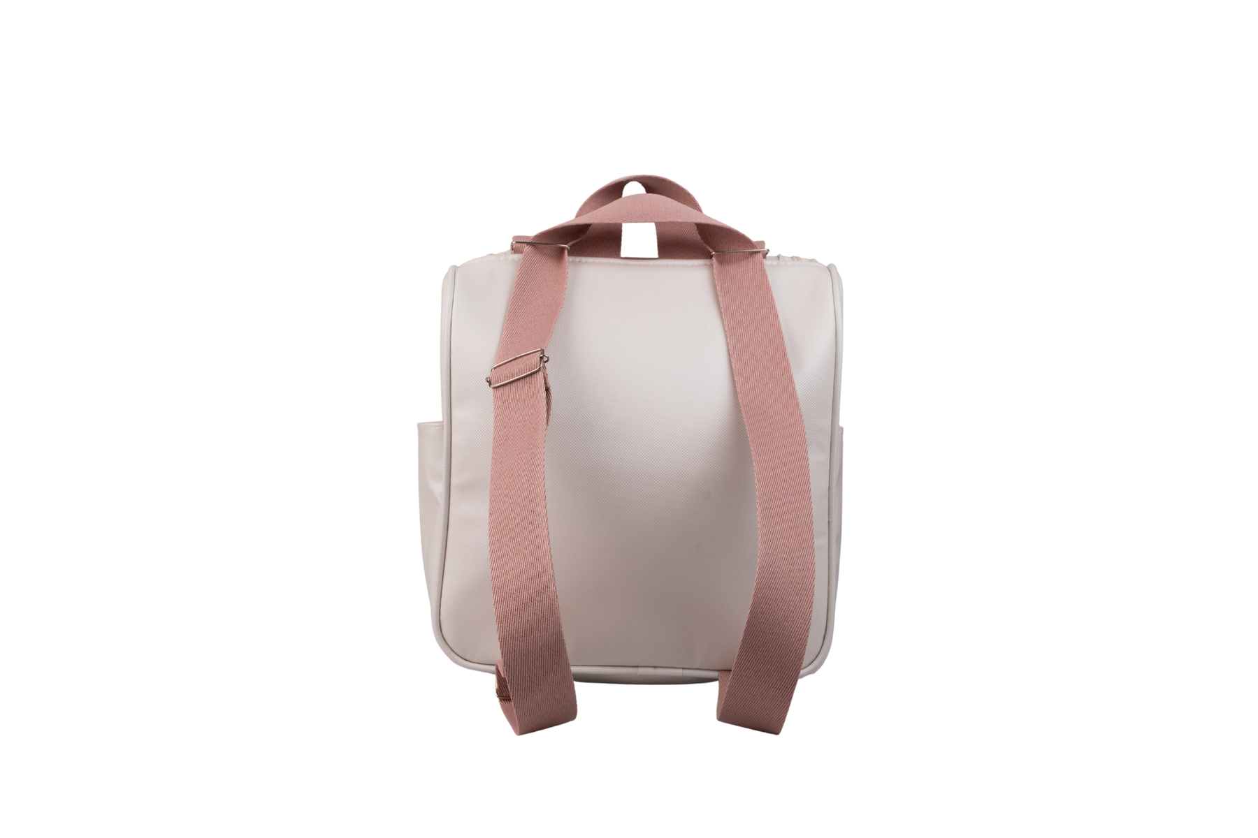 MOCHILA FLORA - OFF WHITE COM ROSÊ