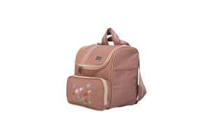 MOCHILA JARDIM - ROSÊ COM LISTRAS