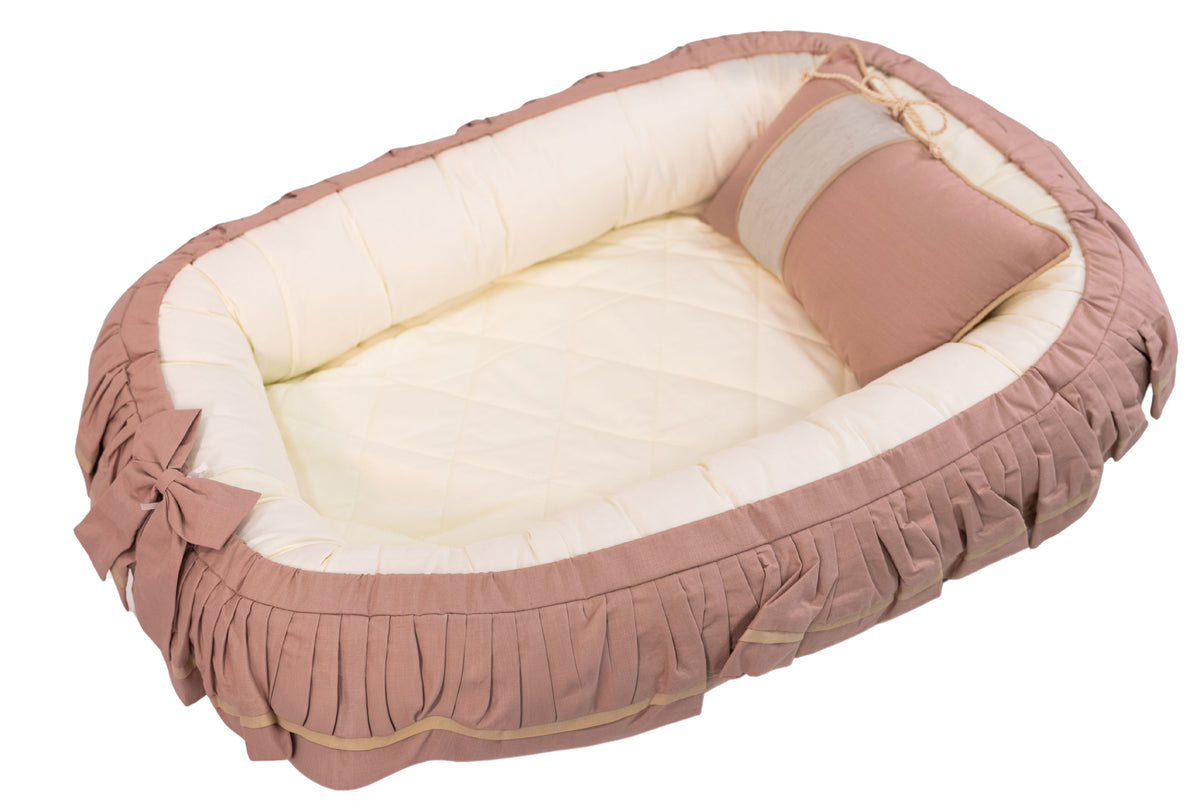 NINHO COTTAGE - ROSA GOIABA COM BEGE