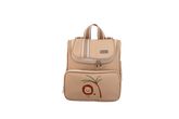 MOCHILA SAFARI - BEGE COM LISTRAS
