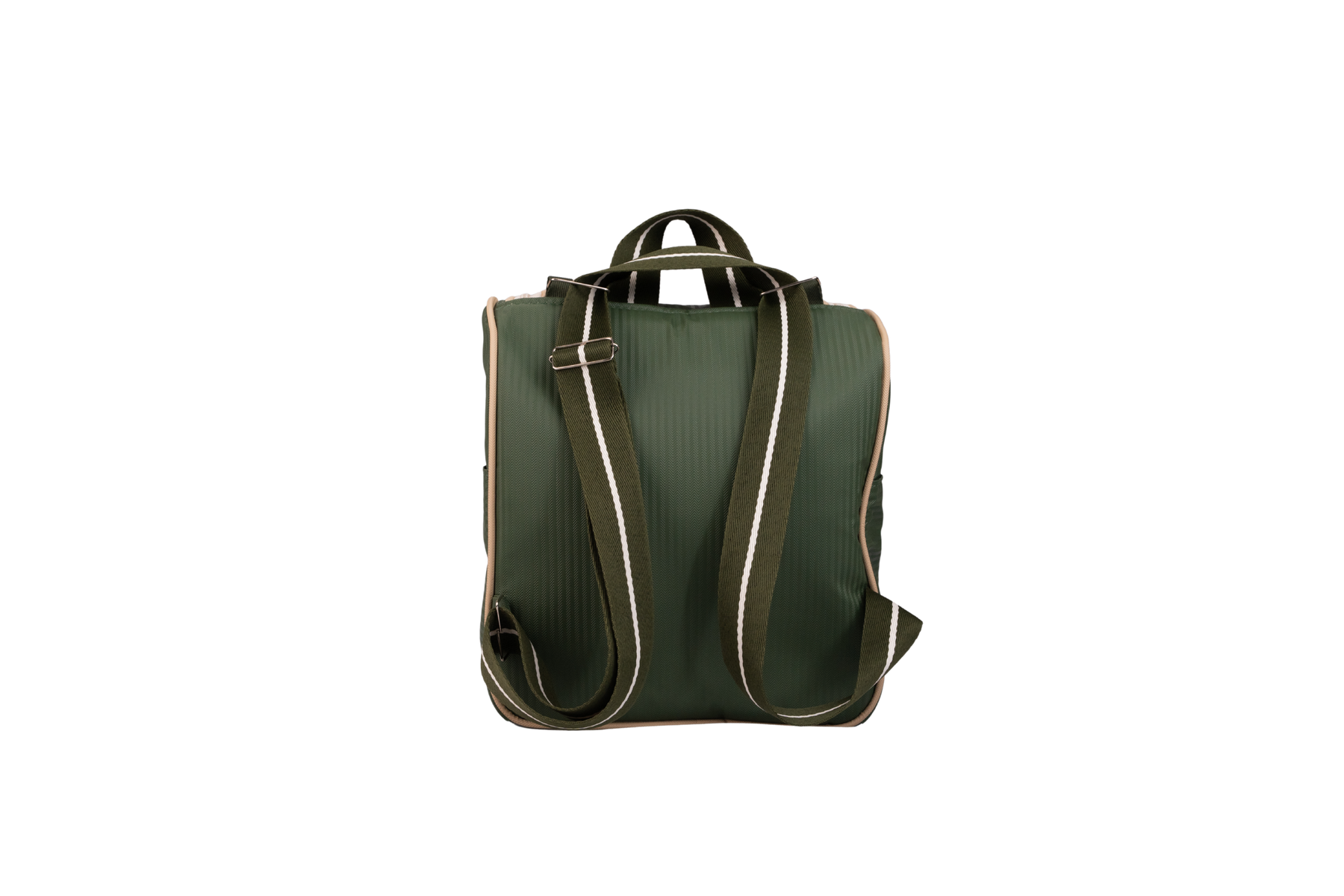 MOCHILA SAFARI - VERDE MILITAR COM LISTRAS