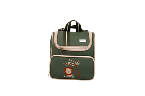 MOCHILA SAFARI - VERDE MILITAR COM LISTRAS