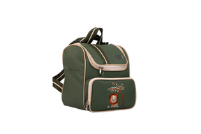MOCHILA SAFARI - VERDE MILITAR COM LISTRAS