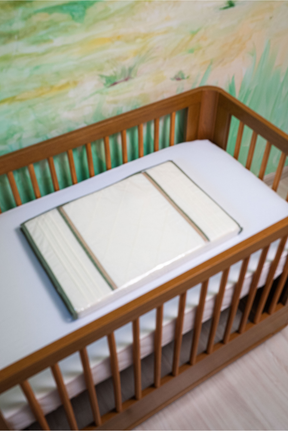 TROCADOR FIXO DUO - BEGE COM VERDE E MARROM