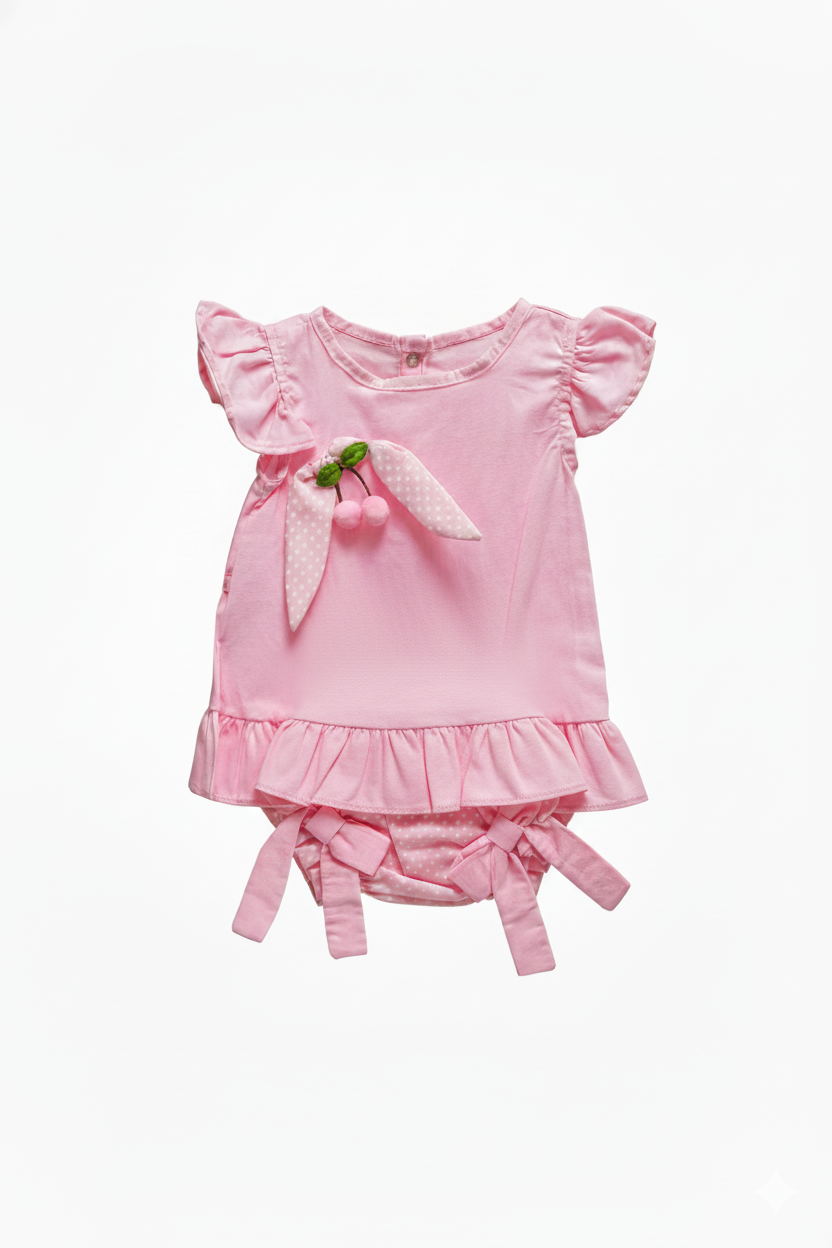 BATA CAMILA COM CALCINHA ROSA BEBÊ - TAM G