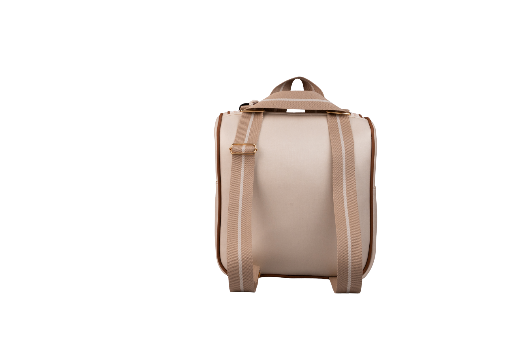MOCHILA CARTEIRO - BEGE COM VERDE CLARO