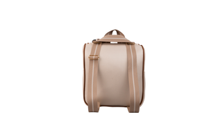 MOCHILA CARTEIRO - BEGE COM VERDE CLARO