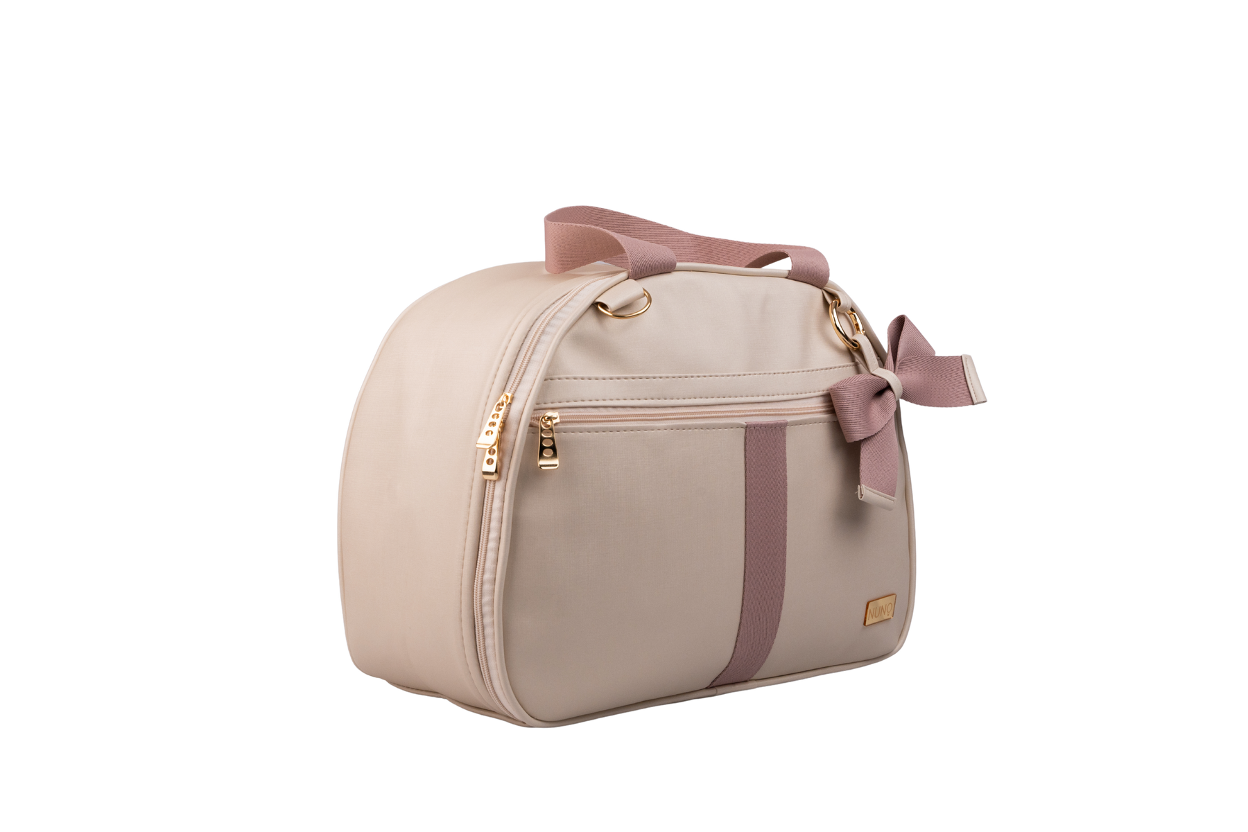 MALA DE MÃO CLASSIC - BEGE COM ROSÊ