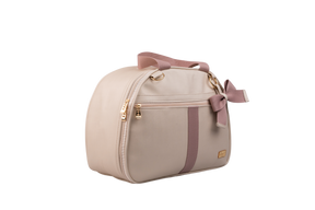 MALA DE MÃO CLASSIC - BEGE COM ROSÊ