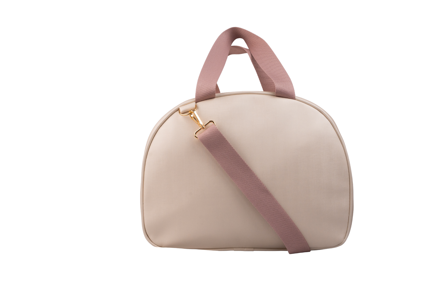 MALA DE MÃO CLASSIC - BEGE COM ROSÊ