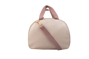 MALA DE MÃO CLASSIC - BEGE COM ROSÊ