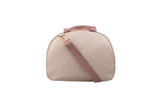 MALA DE MÃO CLASSIC - BEGE COM ROSÊ