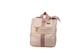 MOCHILA CLASSIC - BEGE COM ROSÊ