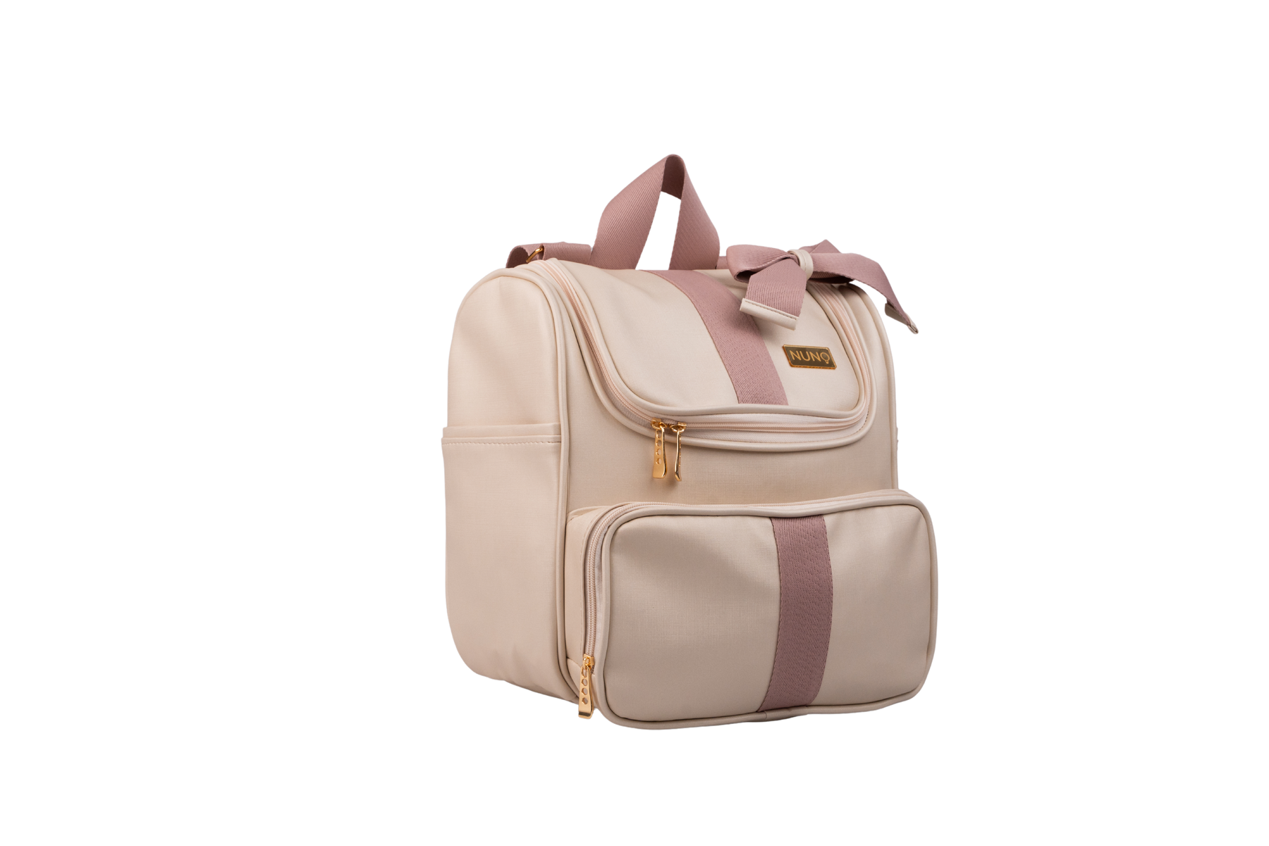 MOCHILA CLASSIC - BEGE COM ROSÊ