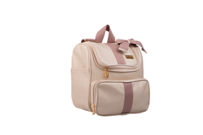 MOCHILA CLASSIC - BEGE COM ROSÊ