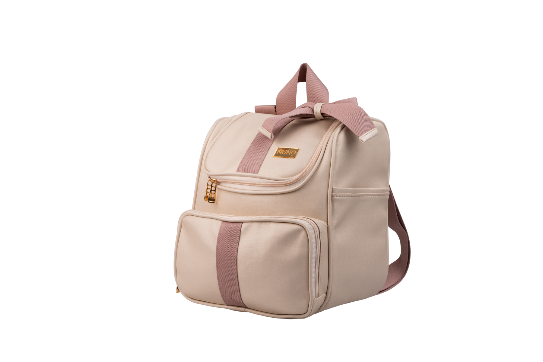 MOCHILA CLASSIC - BEGE COM ROSÊ