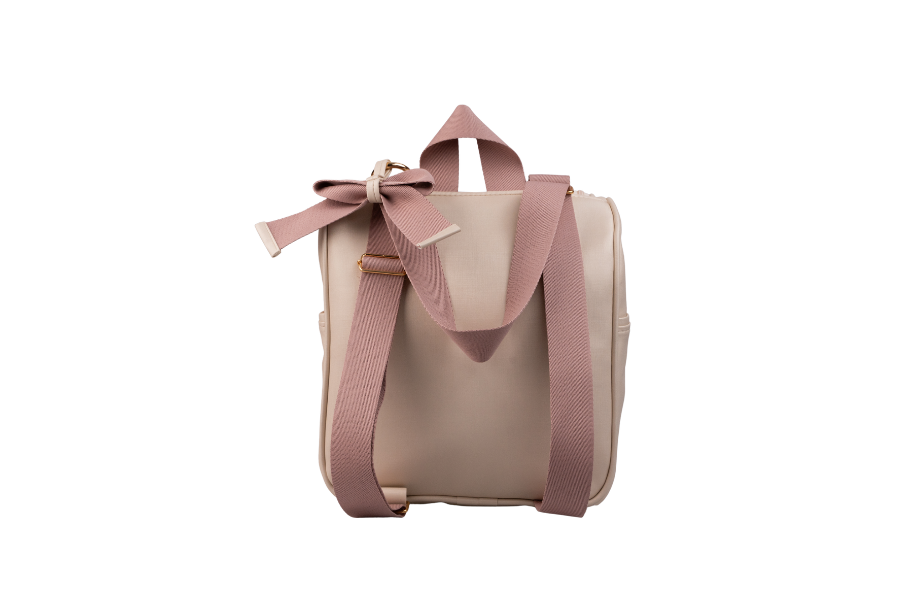 MOCHILA CLASSIC - BEGE COM ROSÊ