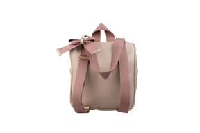 MOCHILA CLASSIC - BEGE COM ROSÊ