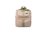 MOCHILA  CLASSIC - BEGE COM VERDE CLARO