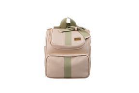 MOCHILA  CLASSIC - BEGE COM VERDE CLARO