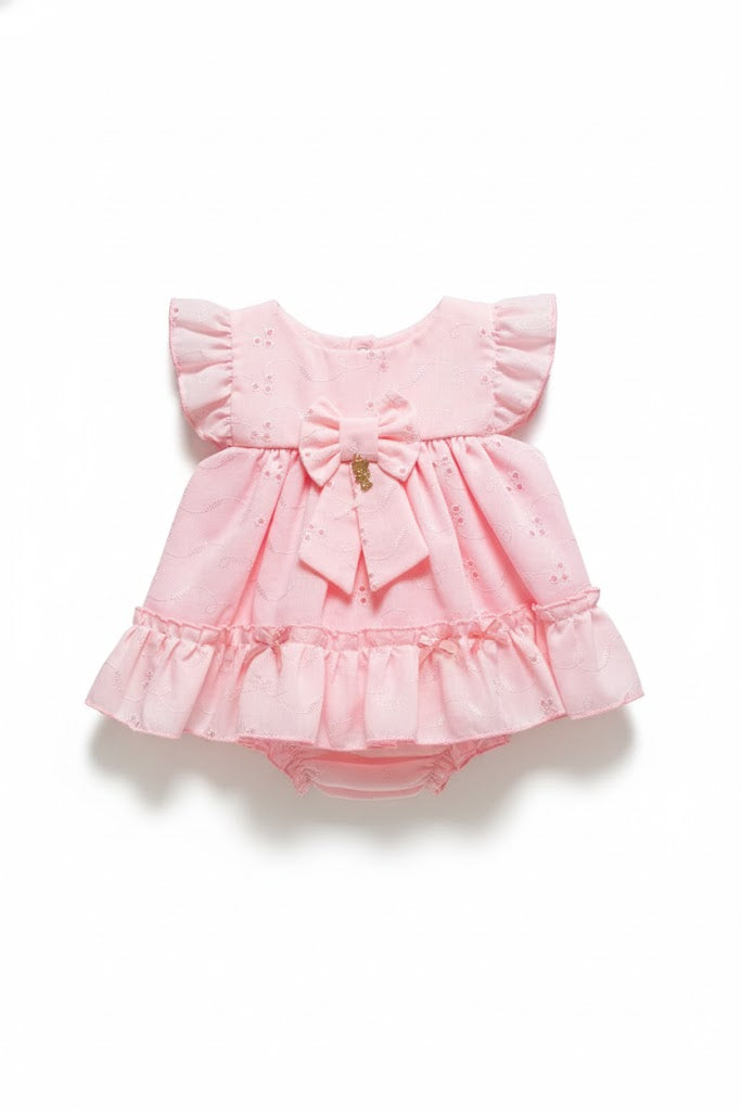 BATINHA PRISCILA COM  CALCINHA ROSA BEBÊ - PREMATURO