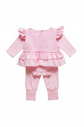 MACAÇÃO COM BATA SABRINA ROSA - TAM P