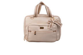 MALA DE MÃO VIENA - BEGE LISTRADO