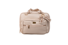 MALA DE MÃO VIENA - BEGE LISTRADO