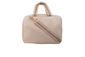 MALA DE MÃO VIENA - BEGE LISTRADO