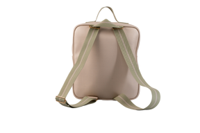 MOCHILA  VIENA - VERDE CLARO LISTRADO