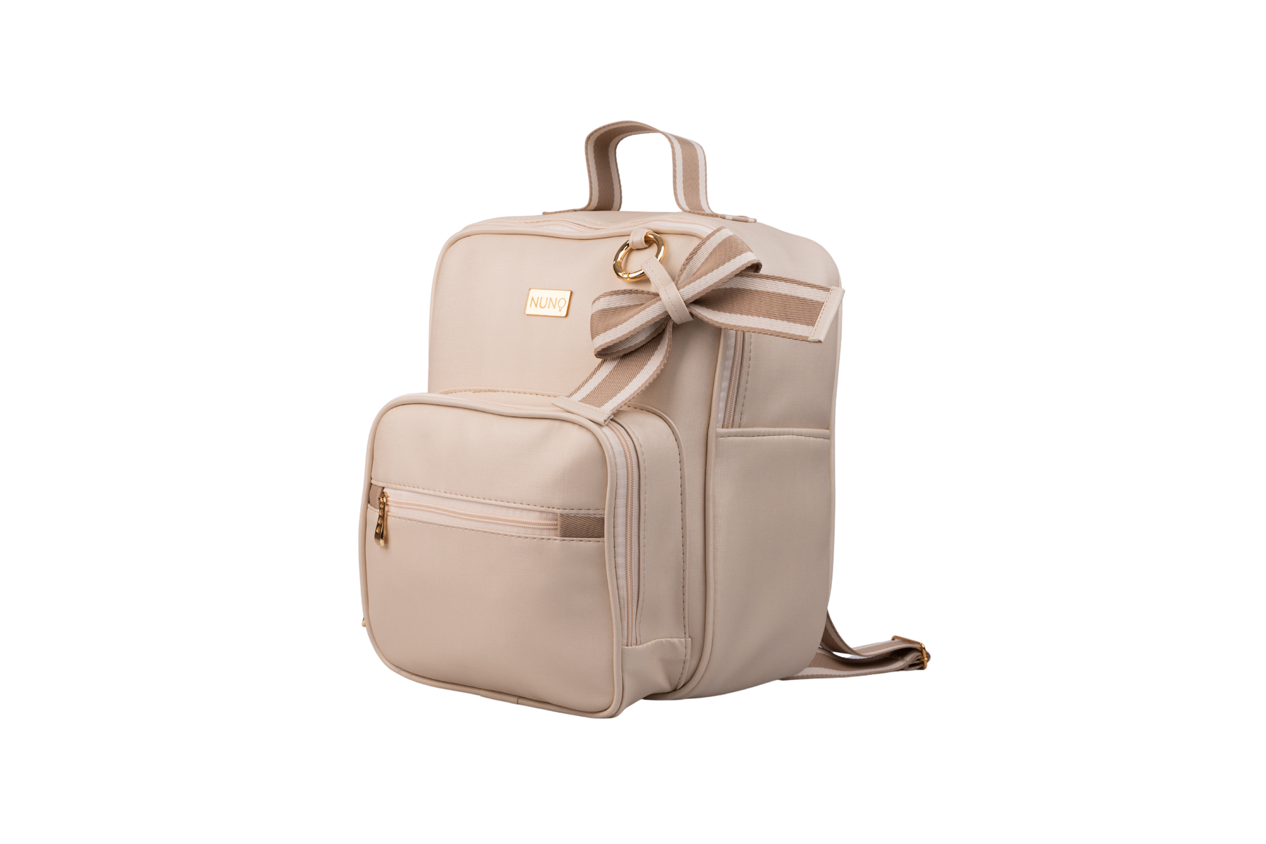 MOCHILA  VIENA - BEGE LISTRADO