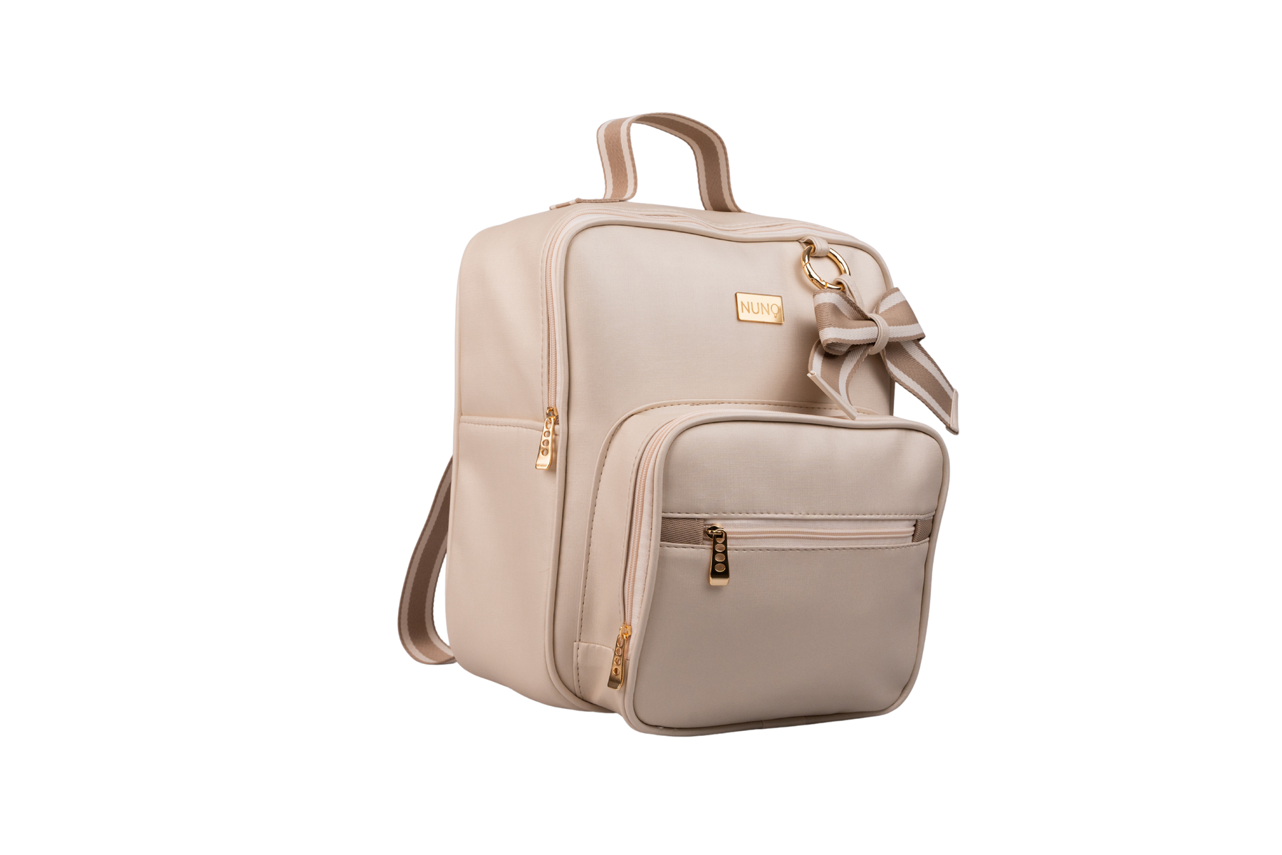 MOCHILA  VIENA - BEGE LISTRADO