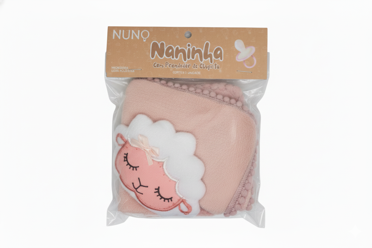 NANINHA FEMININA OVELHINHA ROSÊ