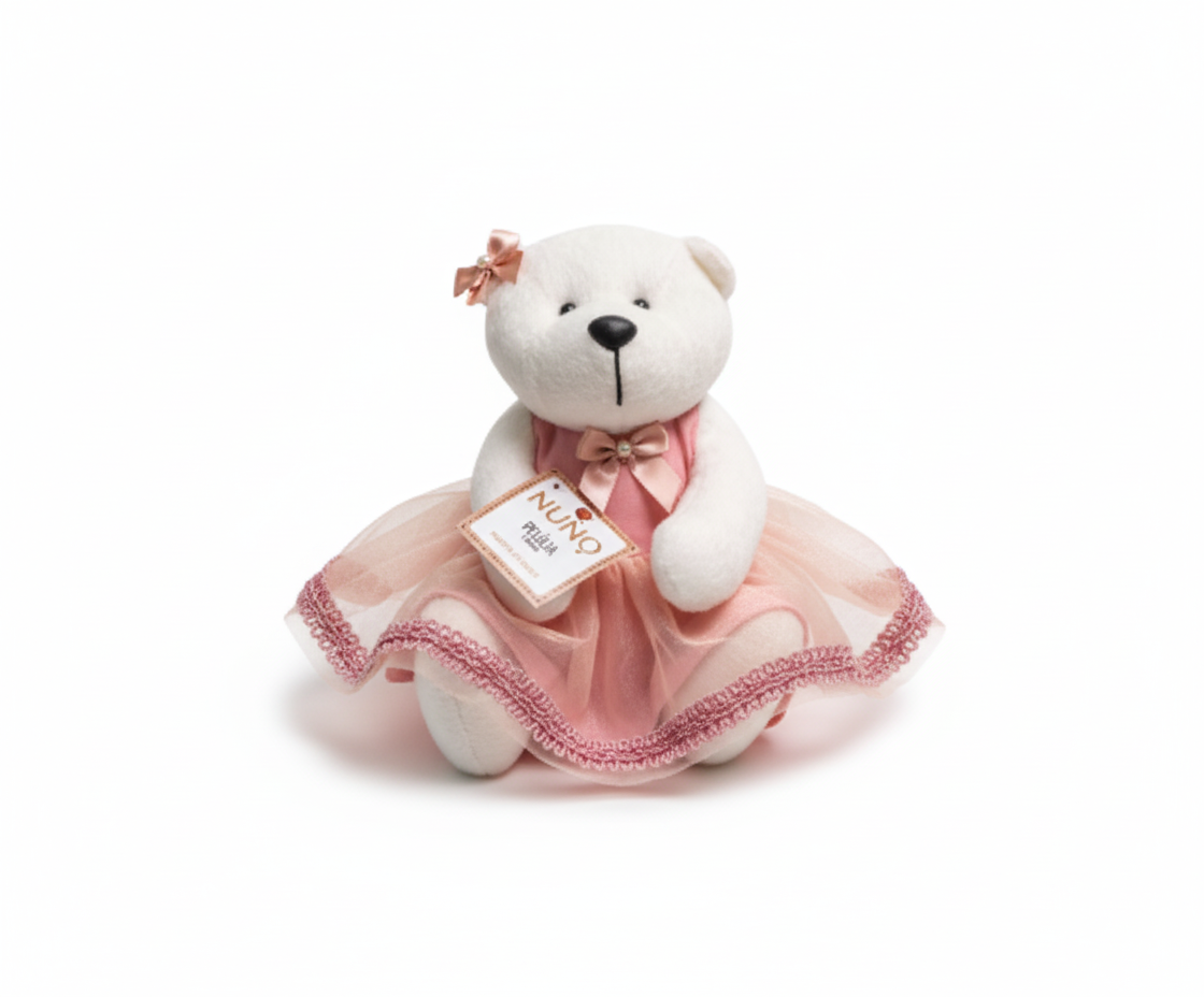 URSINHA BAILARINA ROSA BEBÊ - PEQUENA